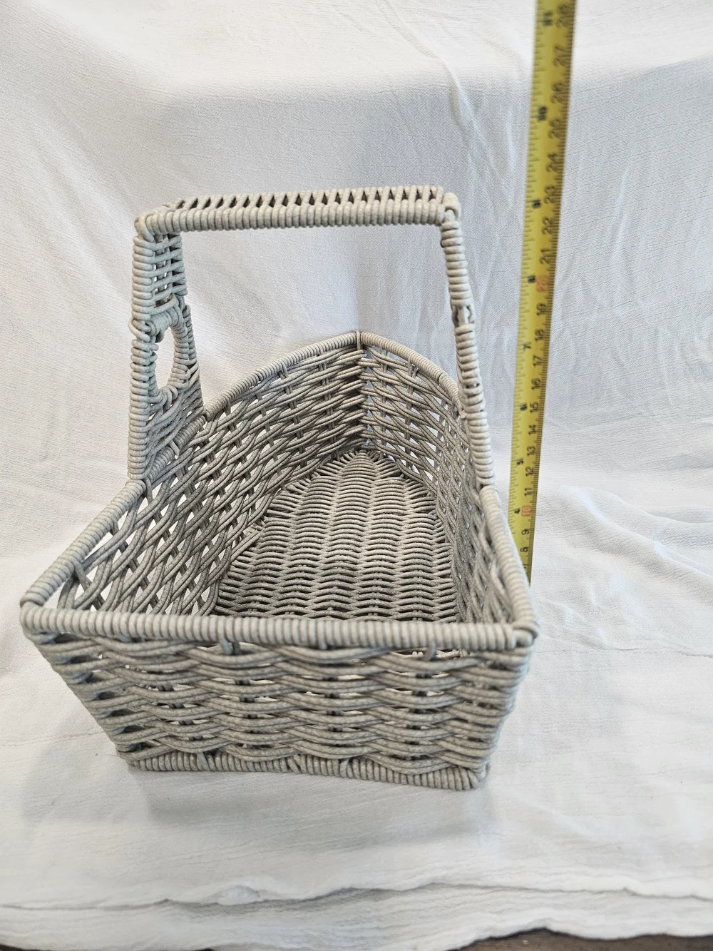 Tug Boat Plastic Wickerlike Nantucket Style Basket